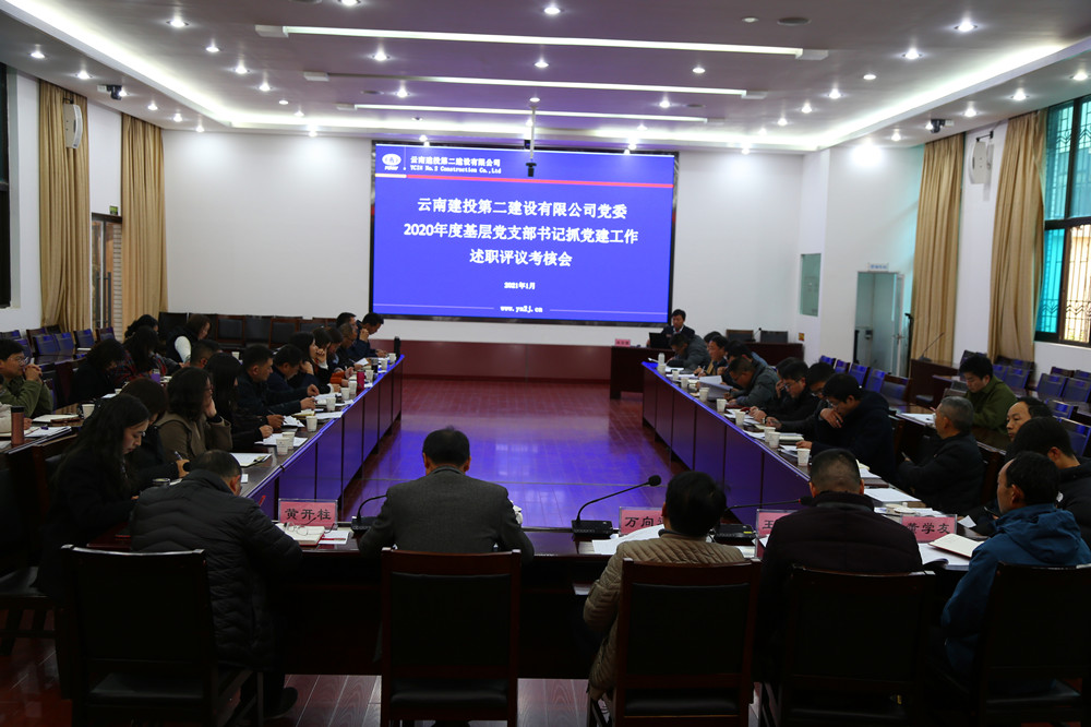 谈球吧官方网站党委召开2020年度基层党支部书记抓党建工作述职评议考核会